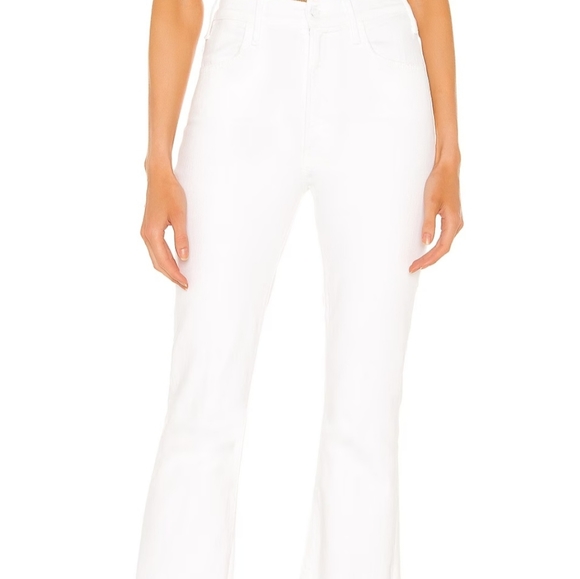 MOTHER High Rise White Jeans - Picture 3 of 6